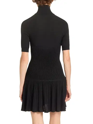 Alaïa Women's Rib-Knit Sculpted Minidress - Noir - Size 8 | Thumbnail 5 Alaïa Women's Rib-Knit Sculpted Minidress - Noir - Size 8 | Thumbnail 5