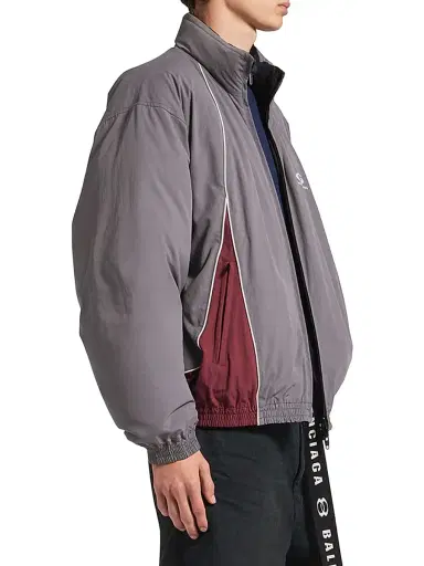 Balenciaga Men's Reversible Tracksuit Jacket - Smoky Purple - Size Medium | Thumbnail 4