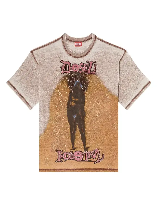 Men's Boxt Logo Crewneck T-Shirt - Brown