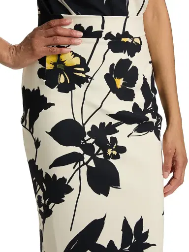 Chiara Boni La Petite Robe Women's Luminette Floral Jersey Midi-Skirt - Ava | Thumbnail 6 Chiara Boni La Petite Robe Women's Luminette Floral Jersey Midi-Skirt - Ava | Thumbnail 6