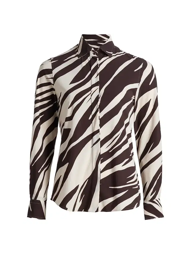 Chiara Boni La Petite Robe Women's Rosyna Zebra-StripedJersey Shirt - Marlene