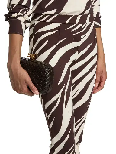 Chiara Boni La Petite Robe Women's Maren Zebra-Striped Jersey Straight Pants | Thumbnail 6 Chiara Boni La Petite Robe Women's Maren Zebra-Striped Jersey Straight Pants | Thumbnail 6