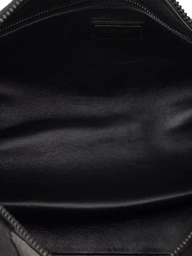 Prada Men's Leather Shoulder Bag - Black | Thumbnail 4 Prada Men's Leather Shoulder Bag - Black | Thumbnail 4