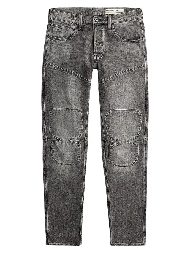 G-Star Men's Biker 3D Patch Slim-Fit Jeans - Sun Faded Gunmetal