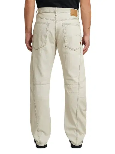 G-Star Men's Contor 3D Straight-Leg Jeans - Beached Faded Vivianite Grey - Size 38 | Thumbnail 4