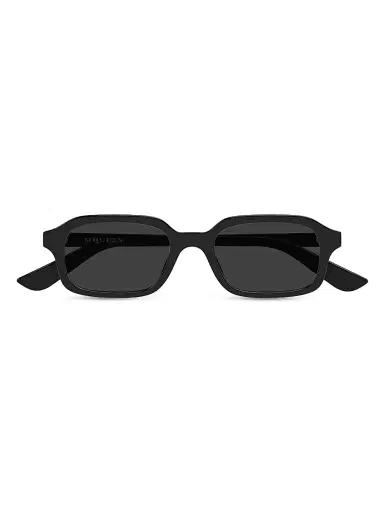 Alexander McQueen Men's Spike 51MM Rectangle Sunglasses - Black | Thumbnail 2 Alexander McQueen Men's Spike 51MM Rectangle Sunglasses - Black | Thumbnail 2