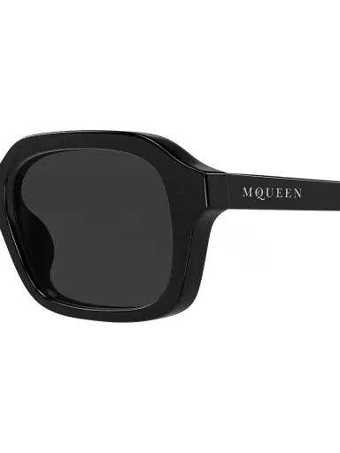 Alexander McQueen Men's Spike 51MM Rectangle Sunglasses - Black | Thumbnail 3 Alexander McQueen Men's Spike 51MM Rectangle Sunglasses - Black | Thumbnail 3