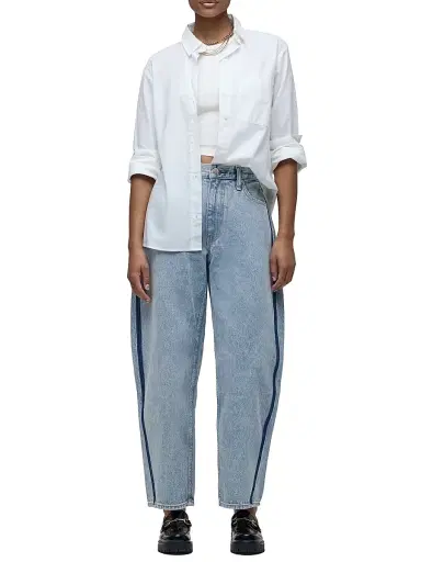 Hudson Jeans Women's Courtney Mid-Rise Wide-Leg Jeans - Arcade | Thumbnail 2