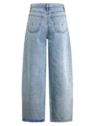 Hudson Jeans Women's Courtney Mid-Rise Wide-Leg Jeans - Arcade | Thumbnail 3