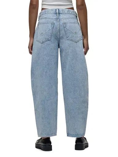 Hudson Jeans Women's Courtney Mid-Rise Wide-Leg Jeans - Arcade | Thumbnail 6
