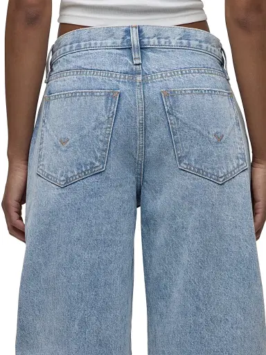Hudson Jeans Women's Courtney Mid-Rise Wide-Leg Jeans - Arcade | Thumbnail 8