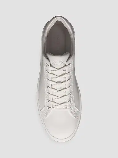 Allen Edmonds Men's Barnes Leather Low-Top Sneakers - White - Size 9.5 | Thumbnail 3 Allen Edmonds Men's Barnes Leather Low-Top Sneakers - White - Size 9.5 | Thumbnail 3
