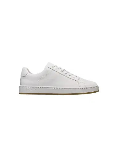 Allen Edmonds Men's Barnes Leather Low-Top Sneakers - White - Size 9.5 | Thumbnail 1 Allen Edmonds Men's Barnes Leather Low-Top Sneakers - White - Size 9.5 | Thumbnail 1