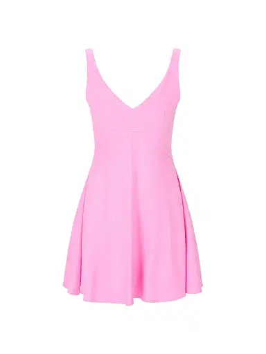 Staud Women's Madison Linen-Blend A-Line Minidress - Orchid - Size 12 | Thumbnail 1