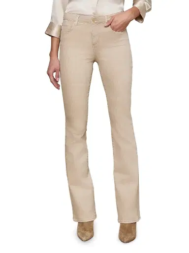 L'Agence Women's Selma Bootcut Jeans - Biscuit - Size 32 | Thumbnail 2
