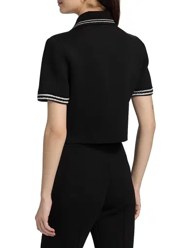 dh New York Women's Adeline Knit Bowling-Style Top - Black Combo | Thumbnail 5 dh New York Women's Adeline Knit Bowling-Style Top - Black Combo | Thumbnail 5