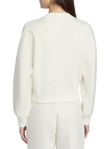 dh New York Women's Caitlin V-Neck Cardigan - White | Thumbnail 5 dh New York Women's Caitlin V-Neck Cardigan - White | Thumbnail 5