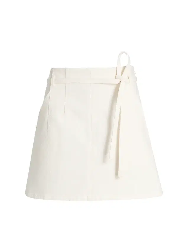 Tanya Taylor Women's Annika Denim Miniskirt - Chalk