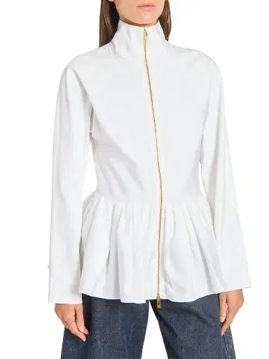 Alaïa Women's Cotton Peplum Jacket | Thumbnail 6 Alaïa Women's Cotton Peplum Jacket | Thumbnail 6