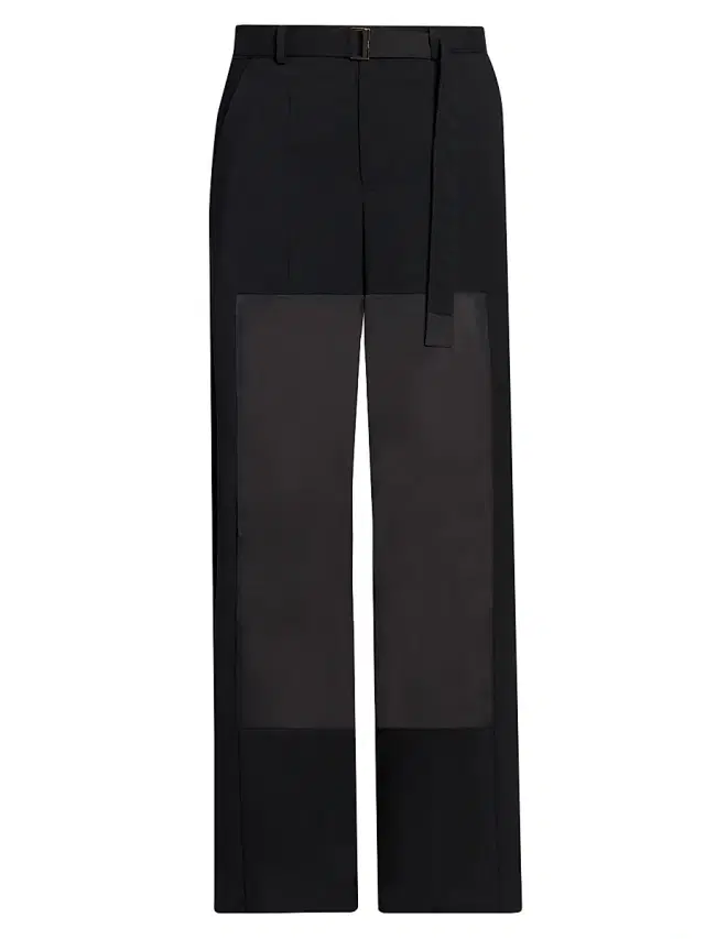 sacai Women's Wool Suiting Pants - Black