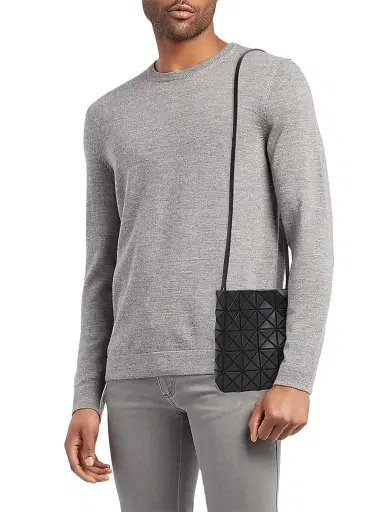 Bao Bao Issey Miyake Men's Prism Matte Crossbody Bag - Matte Black | Thumbnail 2
