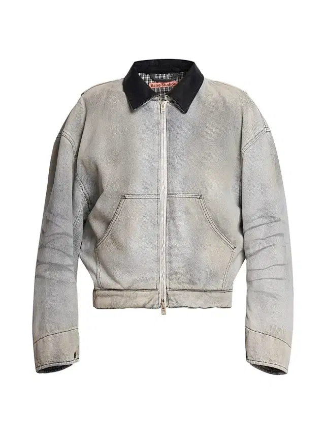 Acne Studios Men's Ohniev Sulphur Fade Padded Denim Jacket - White Black