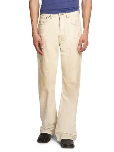 Acne Studios Men's Trafalgar Bleach Splatter Straight-Leg Jeans - White - Size 36 | Thumbnail 3 Acne Studios Men's Trafalgar Bleach Splatter Straight-Leg Jeans - White - Size 36 | Thumbnail 3
