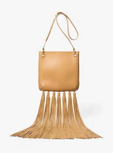 Michael Kors Collection Tate Medium Tassel Leather Crossbody Bag in Black - One Size by Michael Kors Collection | Thumbnail 13 Michael Kors Collection Tate Medium Tassel Leather Crossbody Bag in Black - One Size by Michael Kors Collection | Thumbnail 13