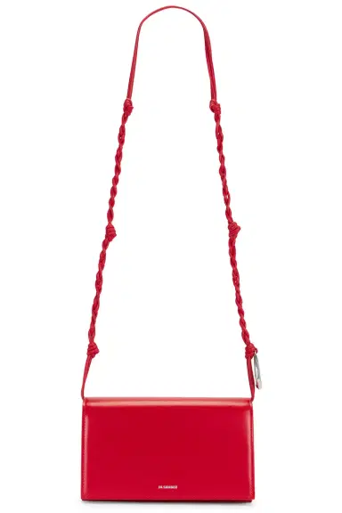 Jil Sander Tangle Horse Shoe Wallet On Strap | Thumbnail 1 Jil Sander Tangle Horse Shoe Wallet On Strap | Thumbnail 1
