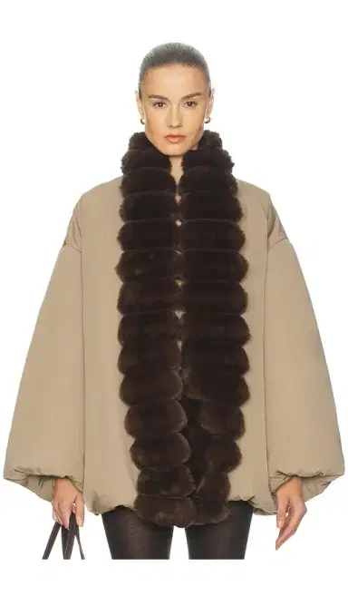 Helsa Bubble Puffer With Faux Fur | Thumbnail 2 Helsa Bubble Puffer With Faux Fur | Thumbnail 2
