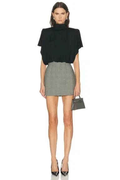 Mugler Draped Backless Bodysuit | Thumbnail 5 Mugler Draped Backless Bodysuit | Thumbnail 5