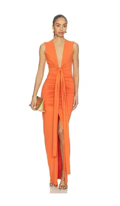 susana monaco Tie Front Dress | Thumbnail 1