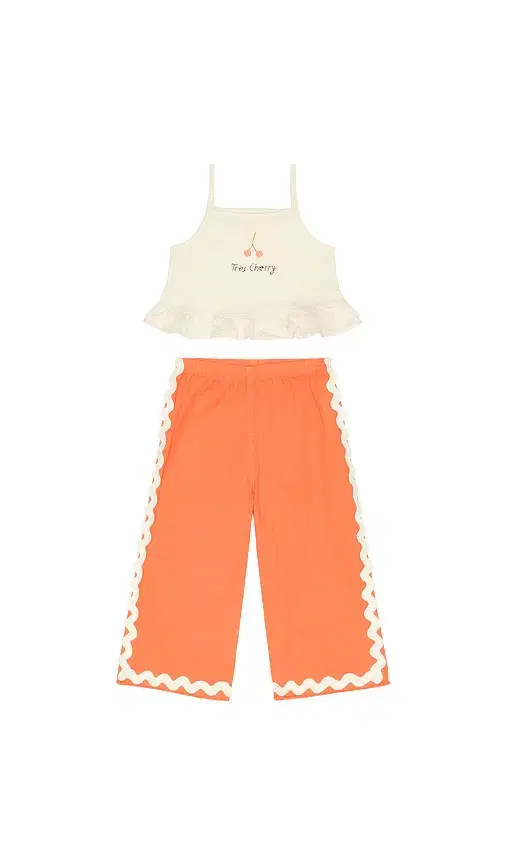 Wide Leg Pant Set