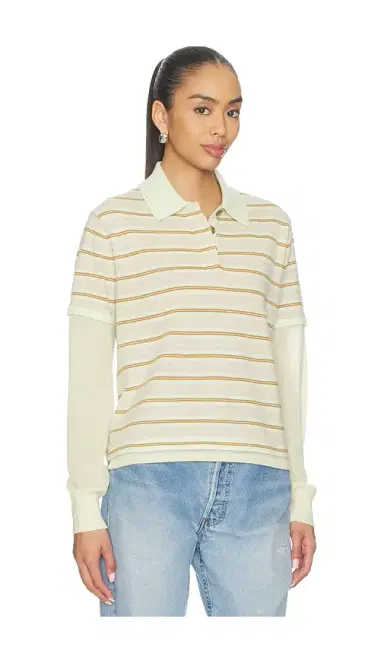 Guest In Residence Layered Stripe Rugby | Thumbnail 2