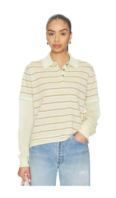 Guest In Residence Layered Stripe Rugby | Thumbnail 1