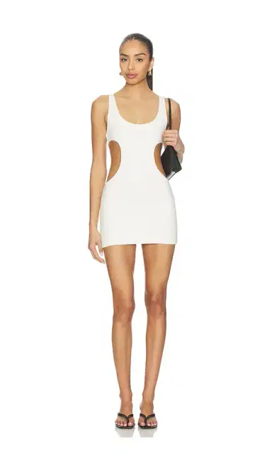 Skims Cotton Jersey Cut-out Mini Dress | Thumbnail 1 Skims Cotton Jersey Cut-out Mini Dress | Thumbnail 1