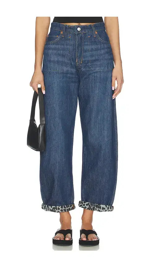 RE/DONE The Rewind Barrel Jean