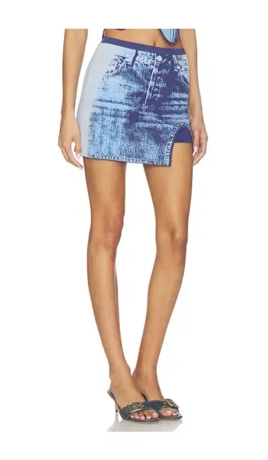 PH5 Casia Denim Print Skort | Thumbnail 2