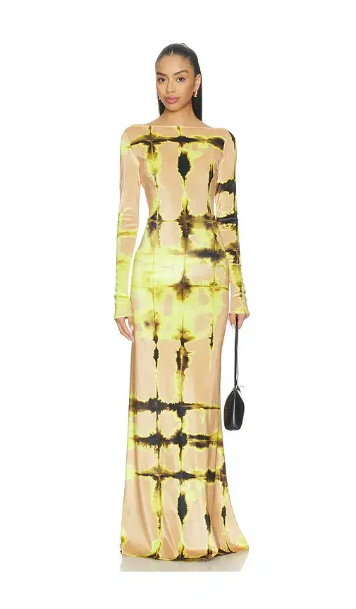 Boatneck Gown