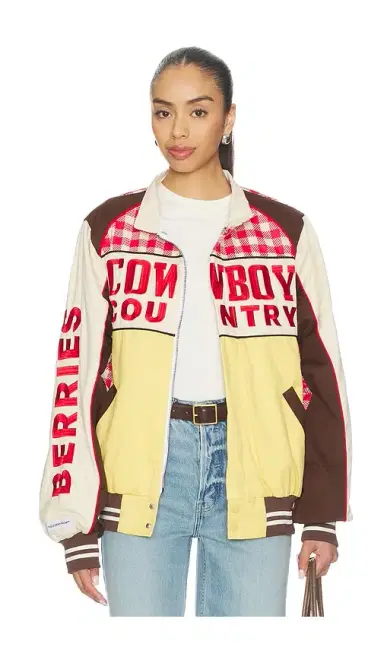 The Laundry Room Cowboy Country Grown Wild Berries Racing Jacket | Thumbnail 2