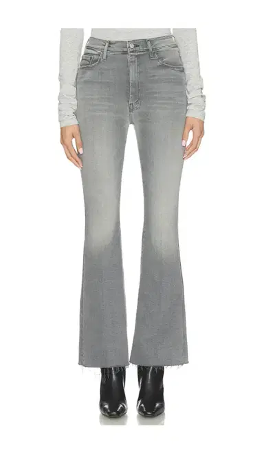 Mother High Waisted Weekend Fray Jeans | Thumbnail 1 Mother High Waisted Weekend Fray Jeans | Thumbnail 1