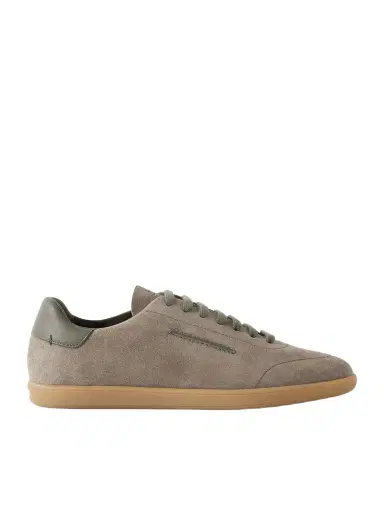 Zegna 232 Leather-Trimmed Suede Sneakers - Men | Thumbnail 1