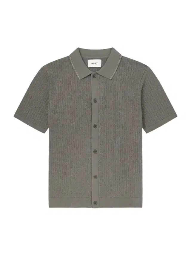 NN07 Nalo 60039 Open-Knit Cotton Shirt - Men
