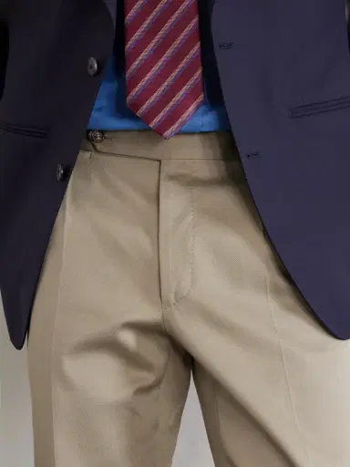 De Petrillo Straight-Leg Cotton-Blend Twill Trousers - Men | Thumbnail 5 De Petrillo Straight-Leg Cotton-Blend Twill Trousers - Men | Thumbnail 5