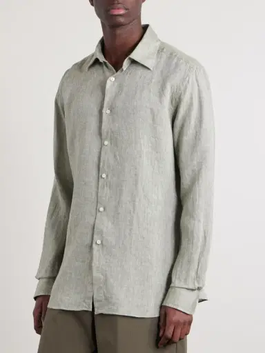 Slowear Linen Shirt - Men | Thumbnail 3
