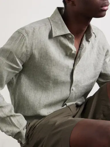 Slowear Linen Shirt - Men | Thumbnail 5