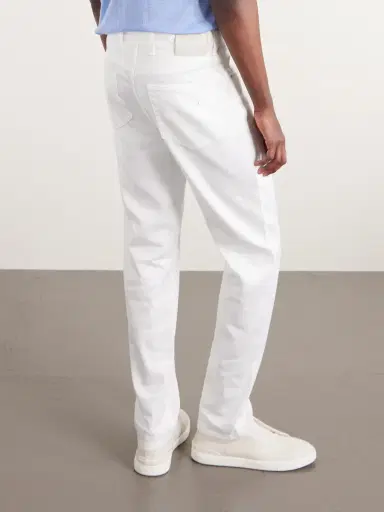 Zegna Straight-Leg Linen and Cotton-Blend Trousers - Men | Thumbnail 4 Zegna Straight-Leg Linen and Cotton-Blend Trousers - Men | Thumbnail 4