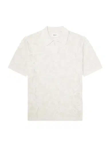 NN07 Ryan Flower 60019 Knitted Cotton Polo Shirt - Men | Thumbnail 1