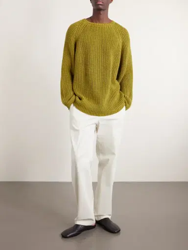 BODE Merton Cotton and Wool-Blend Sweater - Men | Thumbnail 2 BODE Merton Cotton and Wool-Blend Sweater - Men | Thumbnail 2