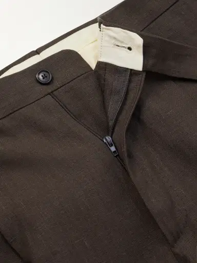 De Petrillo Straight-Leg Linen Shorts - Men | Thumbnail 6